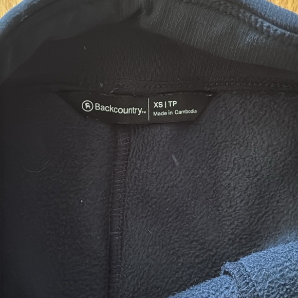 Backcountry sz XS Black insulated Joggers pockets great pre owned condition - Picture 2 of 7